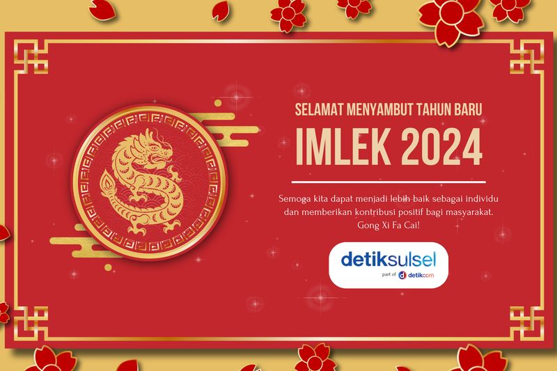 Kartu ucapan Imlek 2024