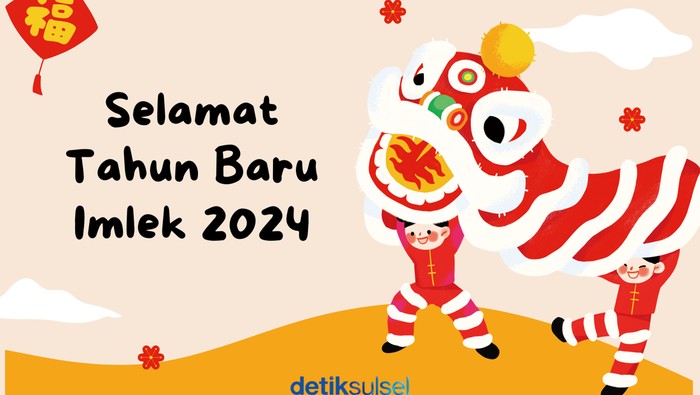 Kartu ucapan Imlek 2024
