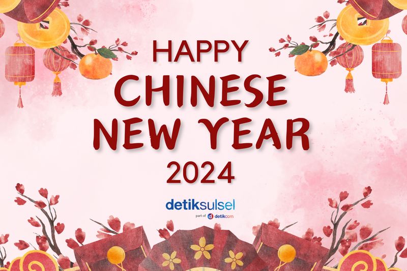 Kartu ucapan Imlek 2024
