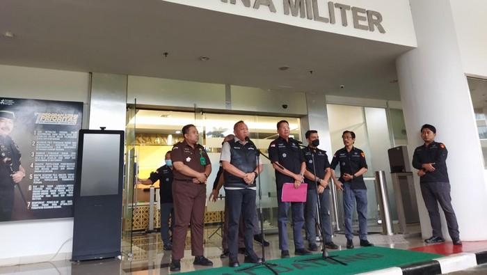 Konferensi pers Kejaksaan Agung (Kurniawan/detikcom)