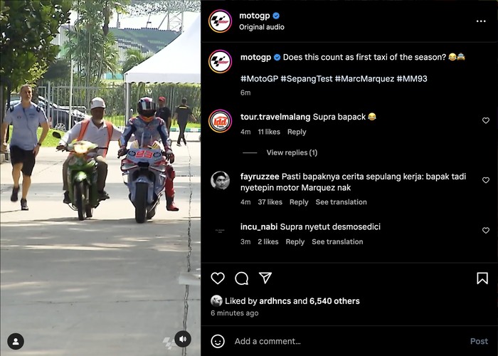 Momen Motor Marquez Distut Motor Bebek