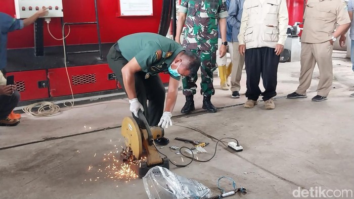 Pemusnahan barang bukti Kejari Kota Batu