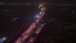 Potret Ribuan Kendaraan Terjebak Macet saat Mudik Imlek di China