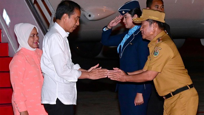 Presiden Jokowi tiba di Sumut disambut Pj Gubsu Hassanudin