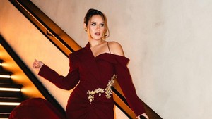 Raisa datang ke Grammy Awards 2024. Foto: Instagram Raisa