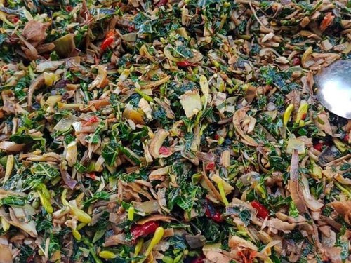 Salah satu makanan khas NTT yaitu sayur Rumpu Rampe. (Instagram @ea.deeng)