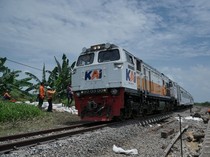 Sempat Kebanjiran, Jalur di Kab Grobogan Sudah Bisa Dilalui Kereta Api