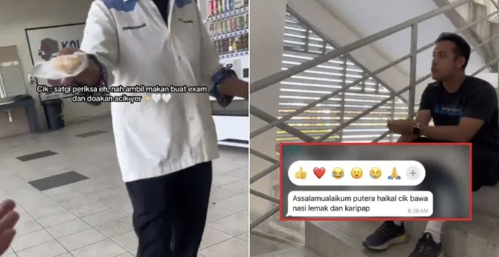 Sweet! Pria Ini Diberi Pastel oleh Petugas Kebersihan di Kampusnya