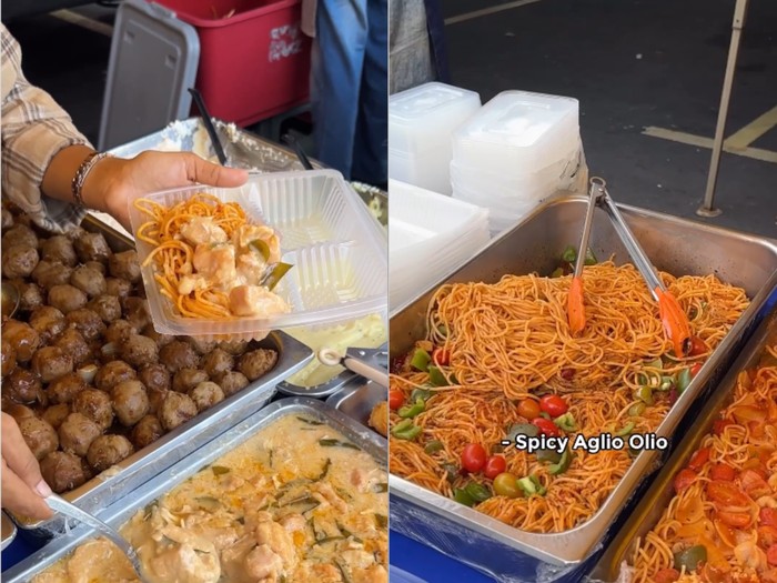 penjual western food kaki lima di Malaysia