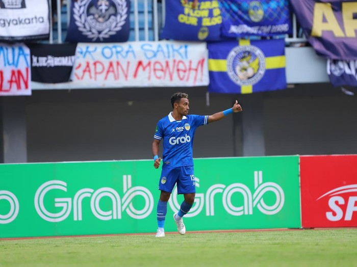 Winger PSIM Jogja, Ari Maring. Diunggah Selasa (6/2/2024).