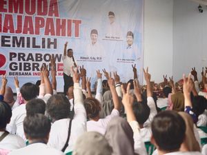 Pemuda Majapahit Deklarasi Dukung Prabowo-Gibran, Gus Sadad Beri Pesan Ini