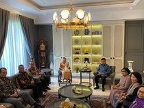 Bertemu Sinta Wahid, JK Ingatkan soal Menjaga Pemilu Bersih