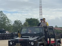 Kabaharkam Pimpin Apel Gelar Pasukan Pengamanan Pemilu dan Harkamtibmas