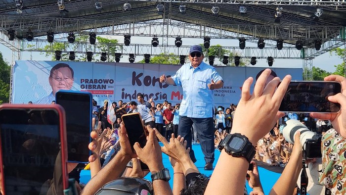 Kampanye Prabowo-Gibran di Deli Serdang, Sumut (Adrial/detikcom)