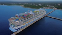 Icon of the Seas dibagi menjadi delapan lingkungan di 20 dek. Kapal ini mencakup enam seluncuran air, tujuh kolam renang, arena seluncur es, teater, dan lebih dari 40 restoran, bar, dan lounge. Kapal tersebut mampu mengangkut hingga 7.600 penumpang dengan kapasitas maksimal, serta 2.350 awak kapal.