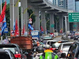 Jalan Senopati-Tendean dan Gatot Subroto Jaksel Macet Parah