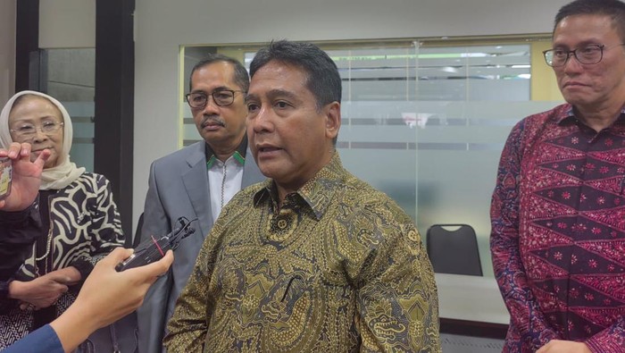 Ketua Umum GIPI Hariyadi BS Sukamdani di Gedung MK, Rabu (7/2/2024).