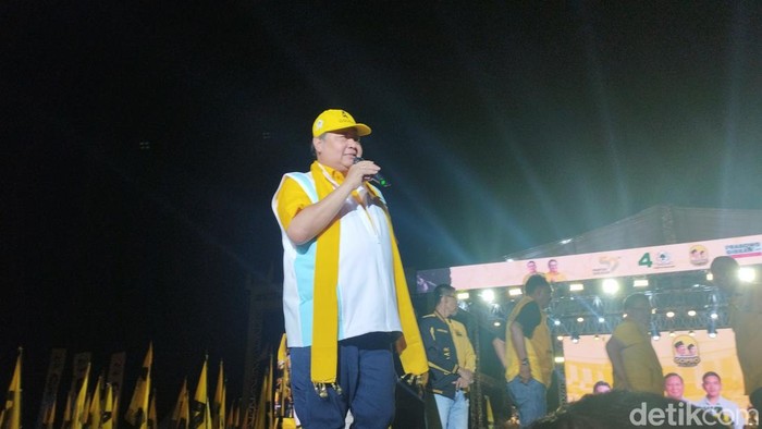 Ketum Golkar Airlangga Hartarto (Brigitta Belia/detikcom)