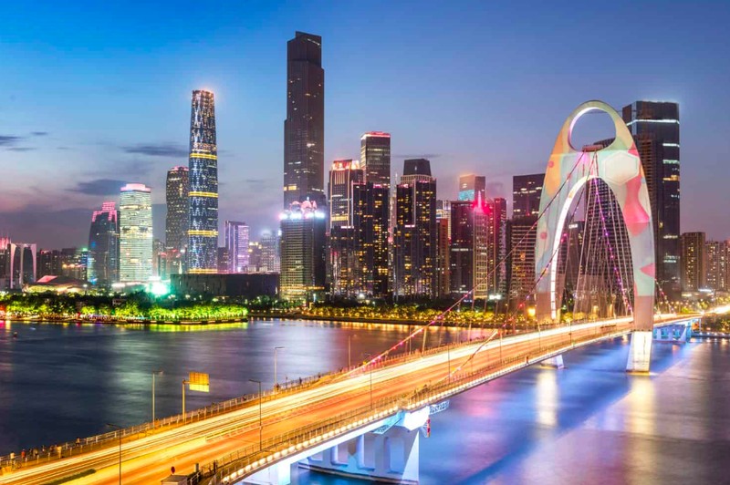 Kota futuristik di China