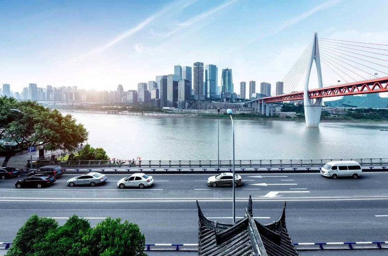 Kota futuristik di China