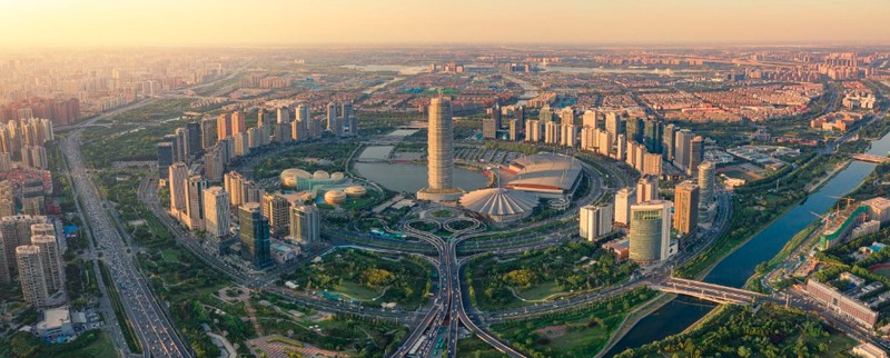 Kota futuristik di China