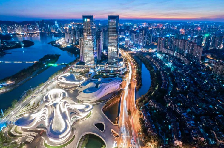 Kota futuristik di China