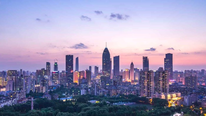 Kota futuristik di China