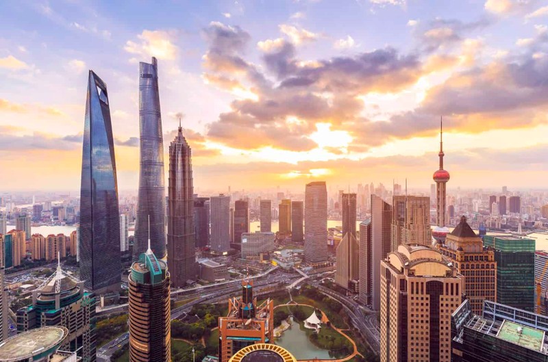 Kota futuristik di China