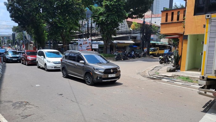 Macet di Jalan Tendean arah Kuningan mulai terurai (Arief-detikcom)