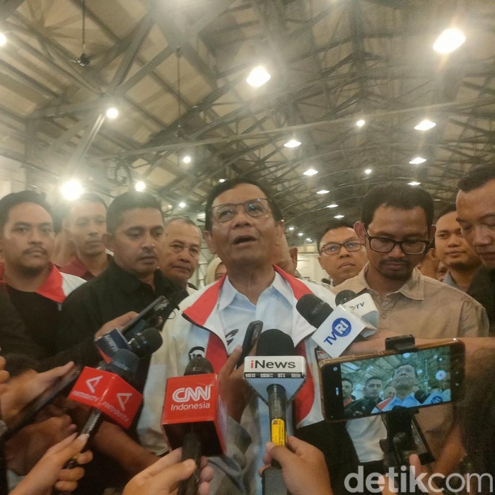 Mahfud Md di Jakarta (Dwi Rahmawati/detikcom)