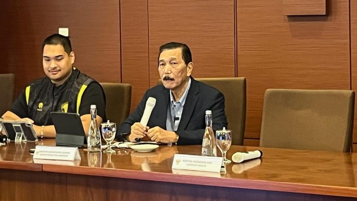 Menko Marves Luhut Binsar Pandjaitan dan Menpora