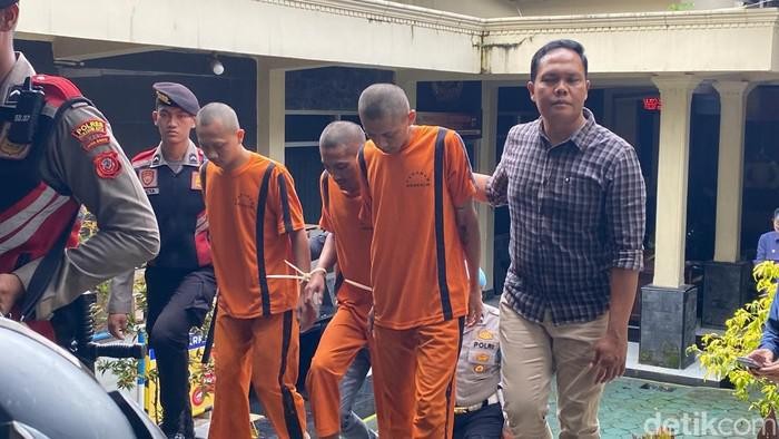 Pelaku pembacokan aktivis GMNI di Sukabumi (Siti Fatimah/detikJabar)