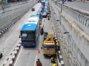 Penampakan Macet Parah di Mampang-Tendean Jaksel