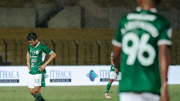 PSS Sleman saat menjamu Persikabo 1973, Minggu (4/2/2024) di Stadion Sultan Agung, Bantul.