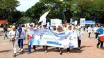 Relawan BISON Long March untuk Dukung Prabowo-Gibran