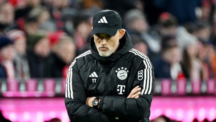 Soccer Football - Bundesliga - Bayern Munich v 1. FC Union Berlin - Allianz Arena, Munich, Germany - January 24, 2024 Bayern Munich coach Thomas Tuchel REUTERS/Angelika Warmuth DFL REGULATIONS PROHIBIT ANY USE OF PHOTOGRAPHS AS IMAGE SEQUENCES AND/OR QUASI-VIDEO.