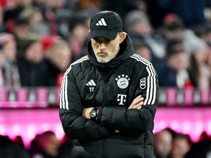 Soccer Football - Bundesliga - Bayern Munich v 1. FC Union Berlin - Allianz Arena, Munich, Germany - January 24, 2024 Bayern Munich coach Thomas Tuchel REUTERS/Angelika Warmuth DFL REGULATIONS PROHIBIT ANY USE OF PHOTOGRAPHS AS IMAGE SEQUENCES AND/OR QUASI-VIDEO.