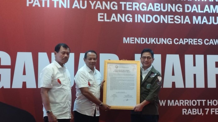 TPN Ganjar-Mahfud terima dukungan Purn TNI AU
