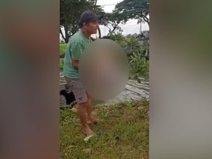 Warga Demak Histeris Temukan Bayi Mengapung di Parit Sungai