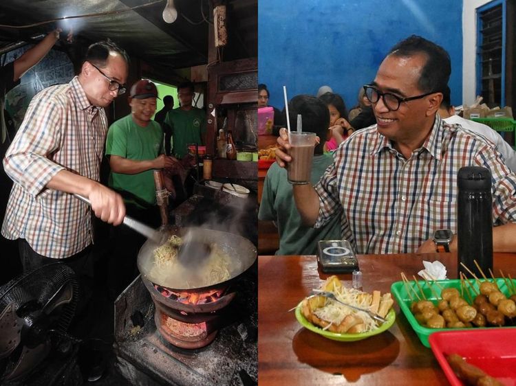 10 Momen Budi Karya, Menteri Perhubungan yang Kulineran di Berbagai Daerah