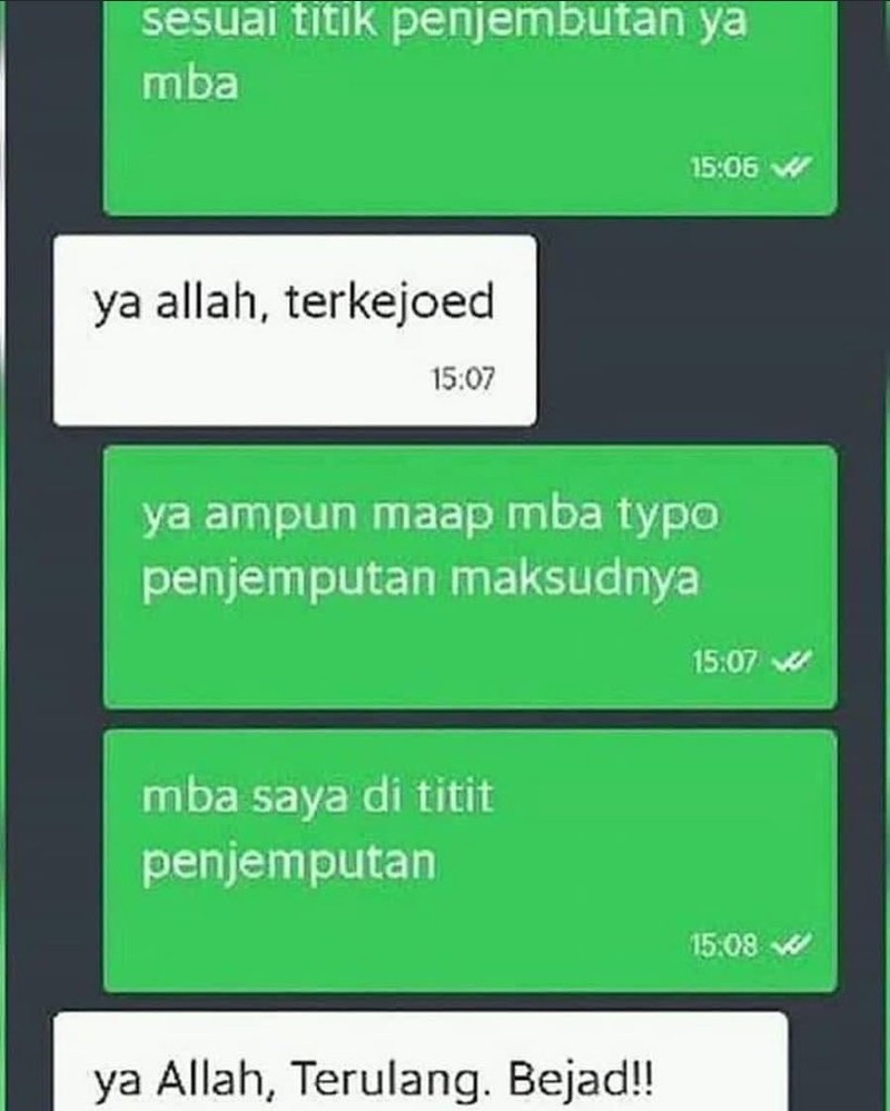 Chat Kocak Ojol dan Penumpang
