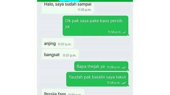 Persib vs Persija... Foto: Twitter