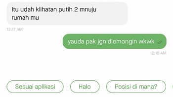 Gara-gara pocong... Foto: Twitter