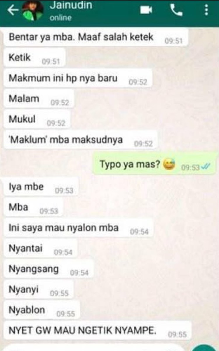Chat Kocak Ojol dan Penumpang