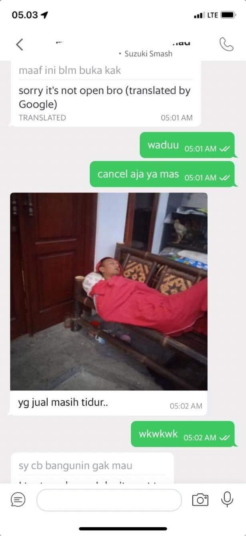 Chat Kocak Ojol dan Penumpang