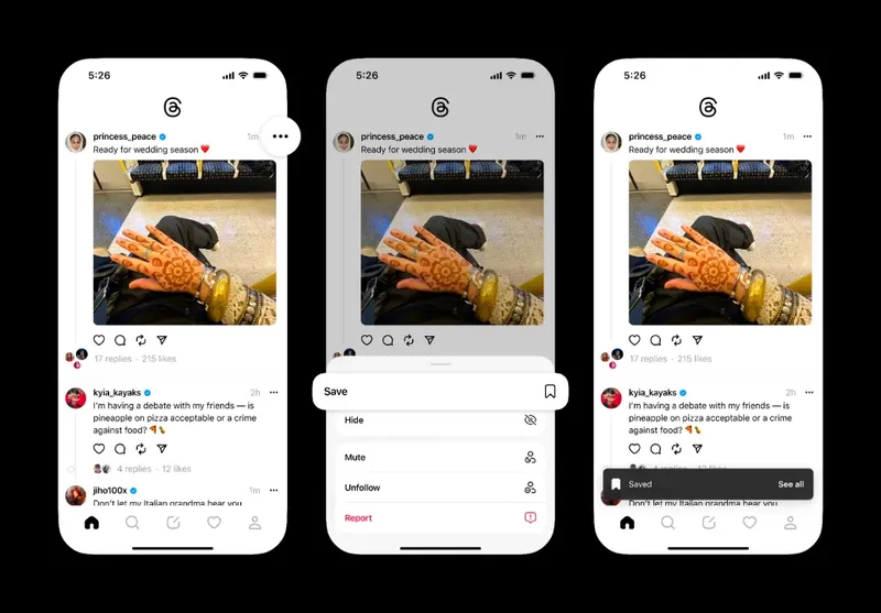 Fitur Bookmark Threads