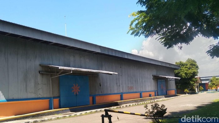 Foto: Gudang penyimpanan beras Perum Bulog Bima, NTB. (Rafiin/detikBali)