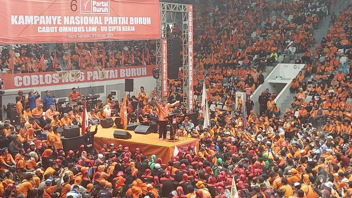 Kampanye Partai Buruh di Jakarta