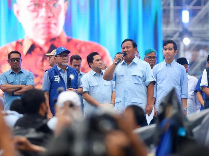 Kampanye Prabowo-Gibran di Bandung,