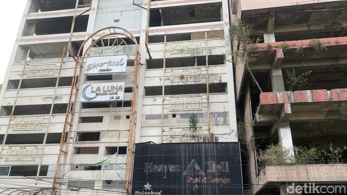Kondisi terkini eks Perisai Plaza Medan. (Kartika Sari/detikSumut)